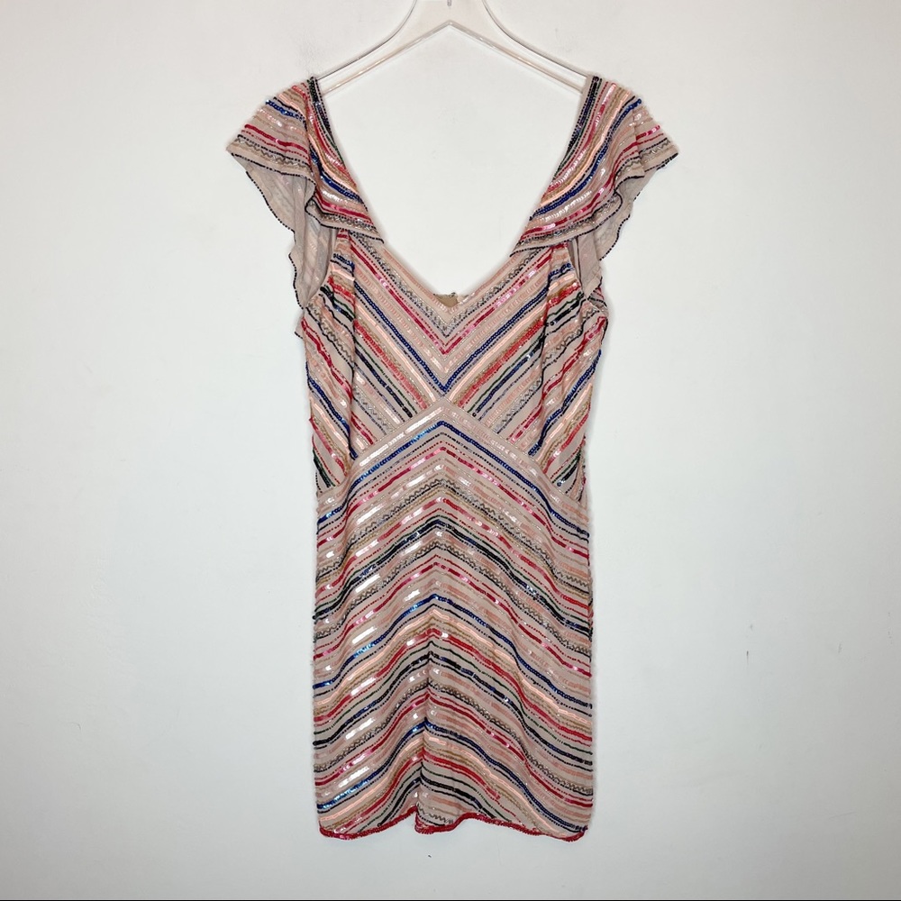 Parker Sequin Mini Dress. Size Small - Picture 3 of 6